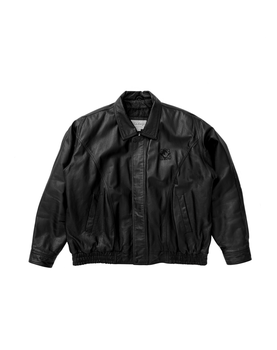 Vintage Santa Anita Park Leather Jacket