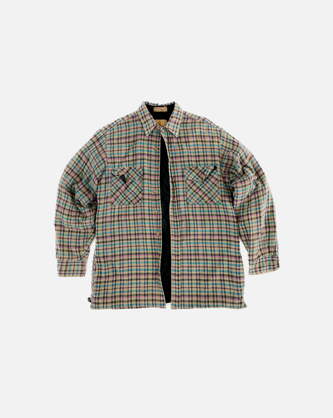 Multicolor Padded Flannel Shirt