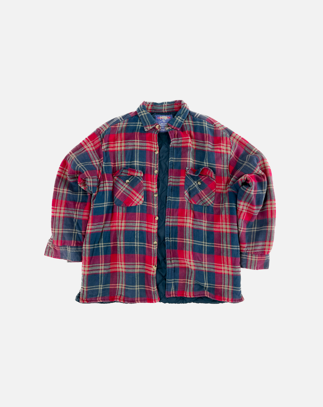 Distressed Flannel Shirt
