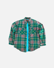 Load image into Gallery viewer, Blue Lined Flannel Shirt
